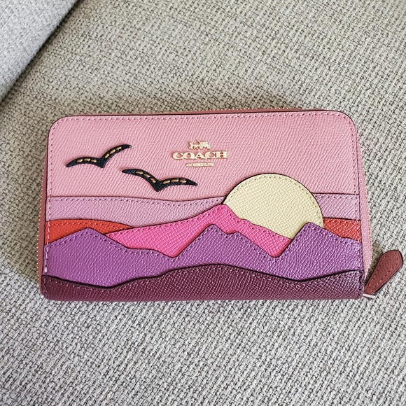 Coach Handbags - COACH Zip Around Wallet